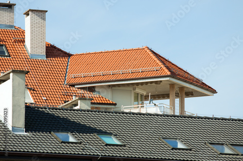 Photo: Dach bloku mieszkalnego Dach bloku mieszkalnego
