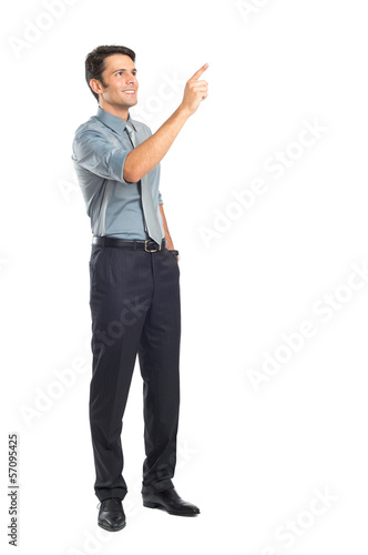 Photo: Young Businessman Pointing Young Businessman Pointing