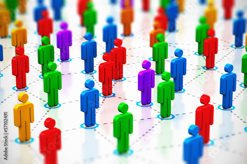 Illustration: Social network concept Social network concept