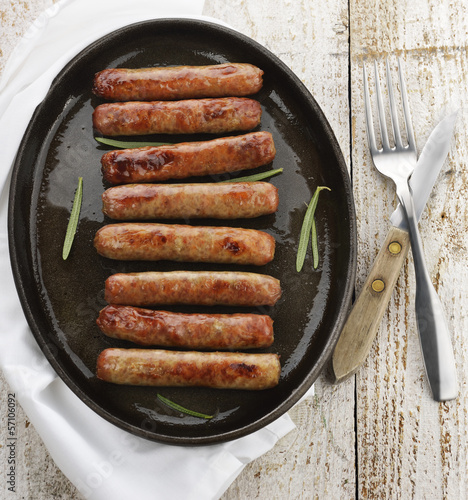 Photo: Fried Breakfast Sausage Links Fried Breakfast Sausage Links