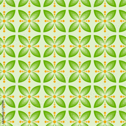 Vector: Seamless Flower Pattern Colorful Set Seamless Flower Pattern Colorful Set