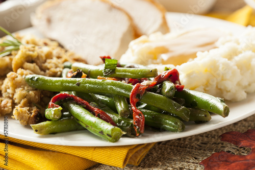 Photo: Organic Healthy Green Beans Organic Healthy Green Beans