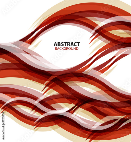 Vector: Orange waves modern abstract background Orange waves modern abstract background