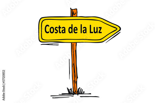 Illustration: Costa de la Luz, Spanien Costa de la Luz, Spanien