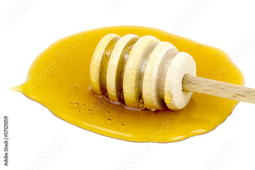 Photo: honey with dipper honey with dipper