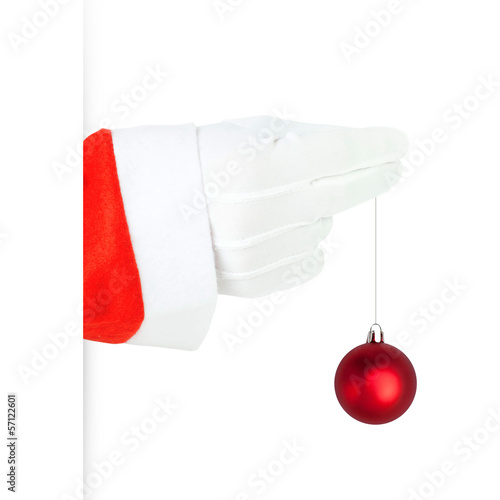 Photo: Santa Claus with christmas ball Santa Claus with christmas ball