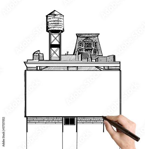 Photo: hand drawing works hand drawing works