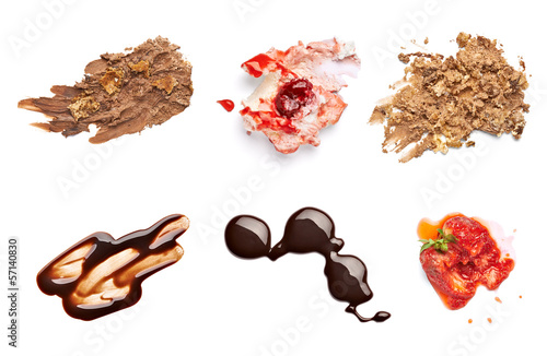 Photo: chocolate and strawberry cake stain fleck food dessert chocolate and strawberry cake stain fleck food dessert