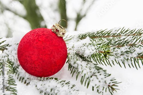 Photo: Weihnachten - Dekoration - Schnee Weihnachten - Dekoration - Schnee
