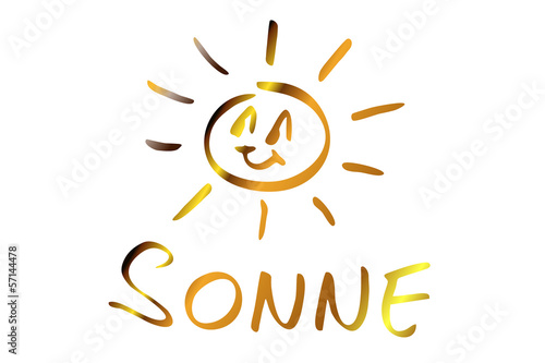 Illustration: Sonnenschein...lachende Sonne Sonnenschein...lachende Sonne
