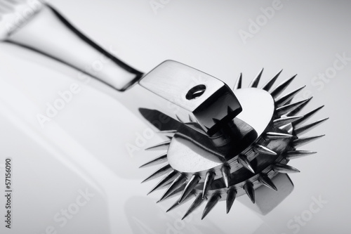 Photo: a spike steel pinwheel in fifty shades of grey style a spike steel pinwheel in fifty shades of grey style