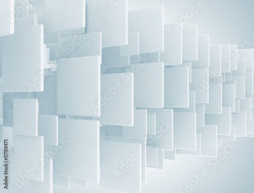 Illustration: Square blank 3d background Square blank 3d background