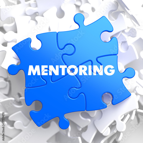 Illustration: Puzzle Pieces: Mentoring. Puzzle Pieces: Mentoring.