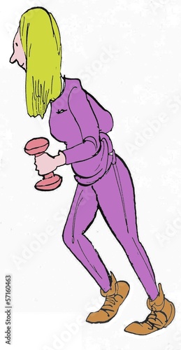 Illustration: Woman exercise Woman exercise