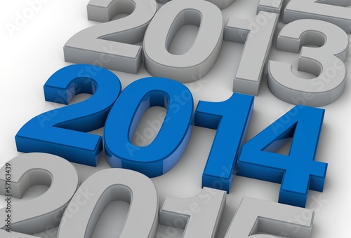 Illustration: blue 2014 blue 2014