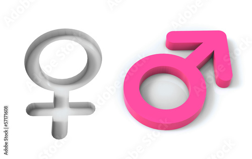 Illustration: male female gender symbols male female gender symbols