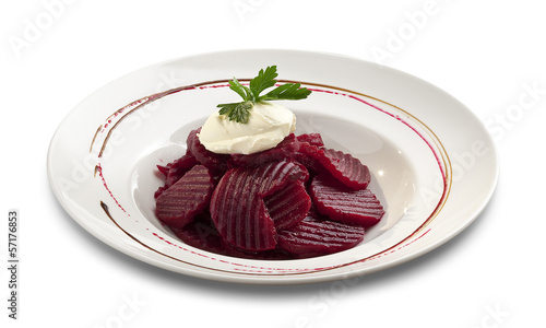 Photo: Beetroot withe sour cream Beetroot withe sour cream