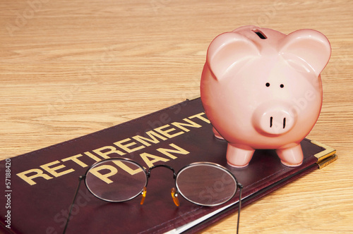 Photo: Retirement piggy bank Retirement piggy bank