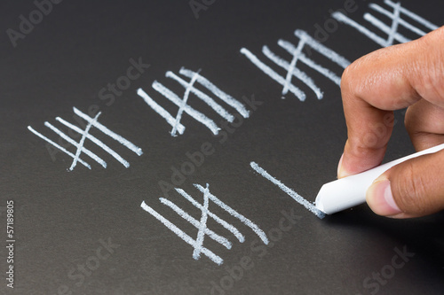 Photo: Chalk marks Chalk marks