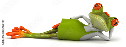 Illustration: Frog gardener Frog gardener