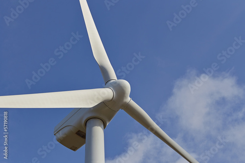 Photo: Single windmill for renewable electric energy production Single windmill for renewable electric energy production