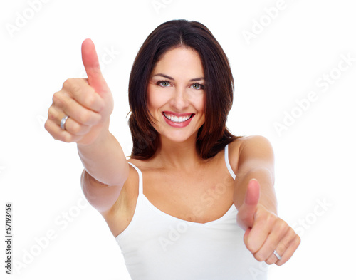 Photo: Young happy woman. Young happy woman.
