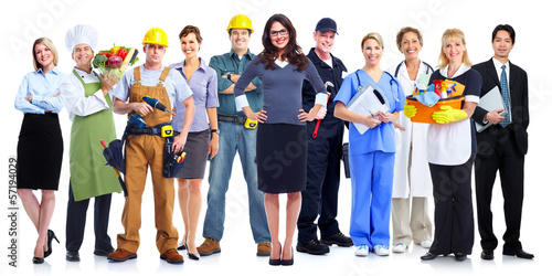 Photo: Business people group. Business people group.