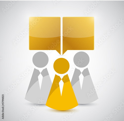 Illustration: people and communication illustration design people and communication illustration design
