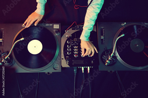Photo: dj using equipment dj using equipment