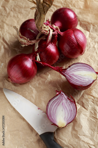 Photo: Red onions Red onions