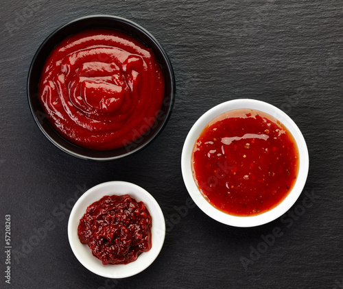 Photo: various sauces various sauces