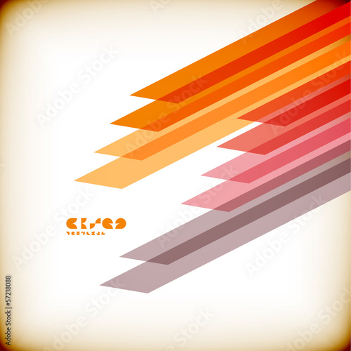 Vector: Vintage straight lines design template Vintage straight lines design template