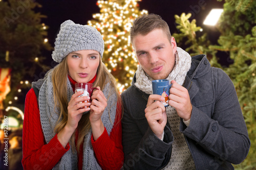 Photo: christmas couple christmas couple