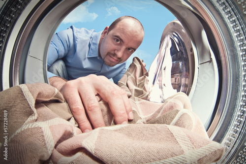 Photo: washing machine washing machine