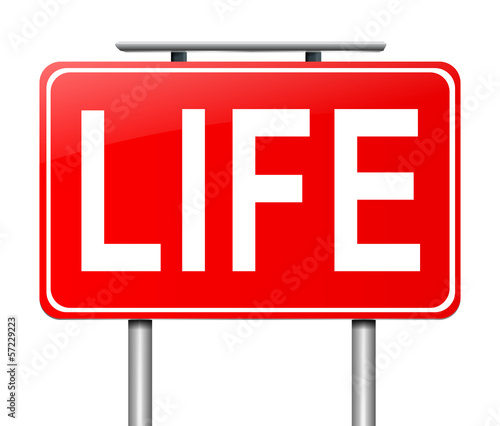 Illustration: Life concept. Life concept.
