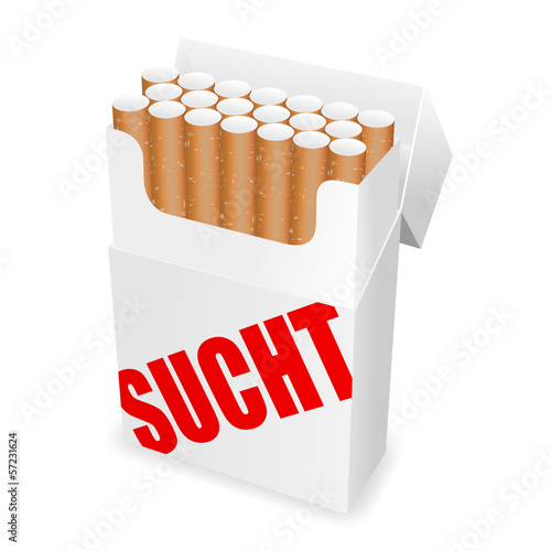 Vector: zigarettenschachtel sucht I zigarettenschachtel sucht I