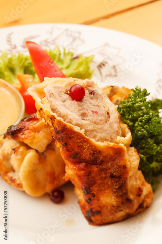 Photo: meat with vegetables meat with vegetables