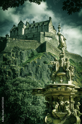 Photo: Edinburgh Castle Vintage look Edinburgh Castle Vintage look