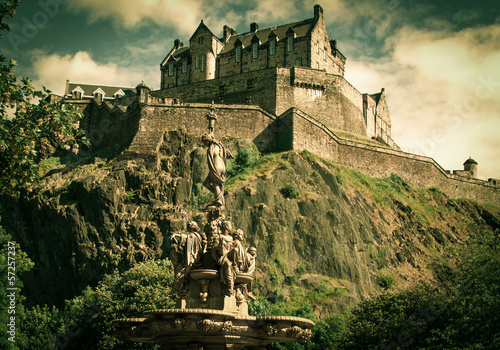 Photo: Edinburgh Castle Side View Edinburgh Castle Side View