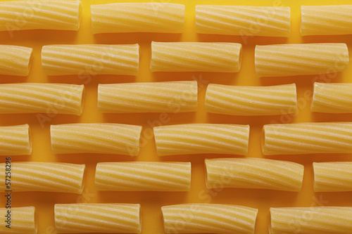 Photo: Raw elicoidale pasta texture Raw elicoidale pasta texture