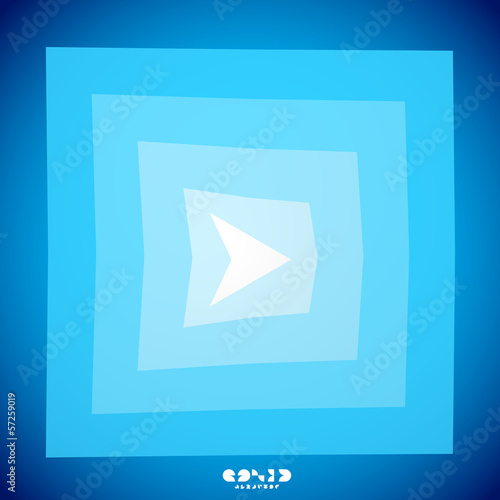 Vector: Modern blue arrow creative clean background Modern blue arrow creative clean background