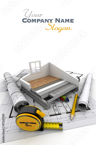 Illustration: Home construction technical Home construction technical