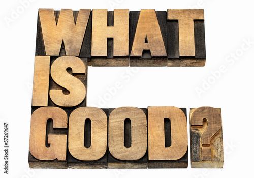 Photo: what is good question what is good question