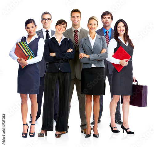 Photo: Business people group. Business people group.