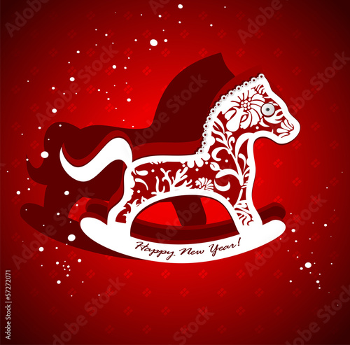 Vector: New year's greeting card New year's greeting card
