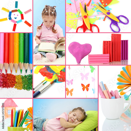 Photo: Collage of education kids Collage of education kids