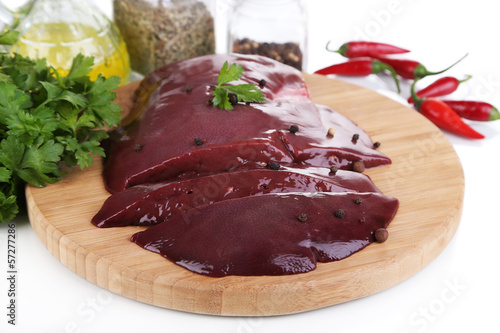 Photo: Raw liver Raw liver