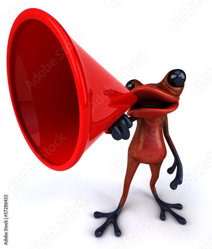 Illustration: Red frog Red frog