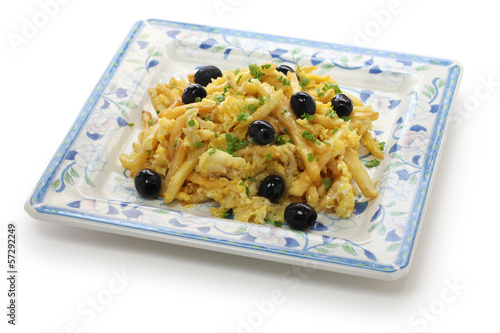 Photo: bacalhau a bras, portuguese cuisine bacalhau a bras, portuguese cuisine