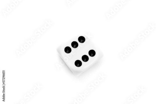 Photo: Black and white dice Black and white dice